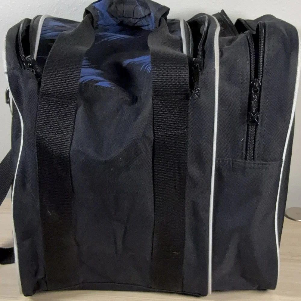 KR Strikeforce Flexx Single Bowling Bag Black Blue White 1 Ball Nylon